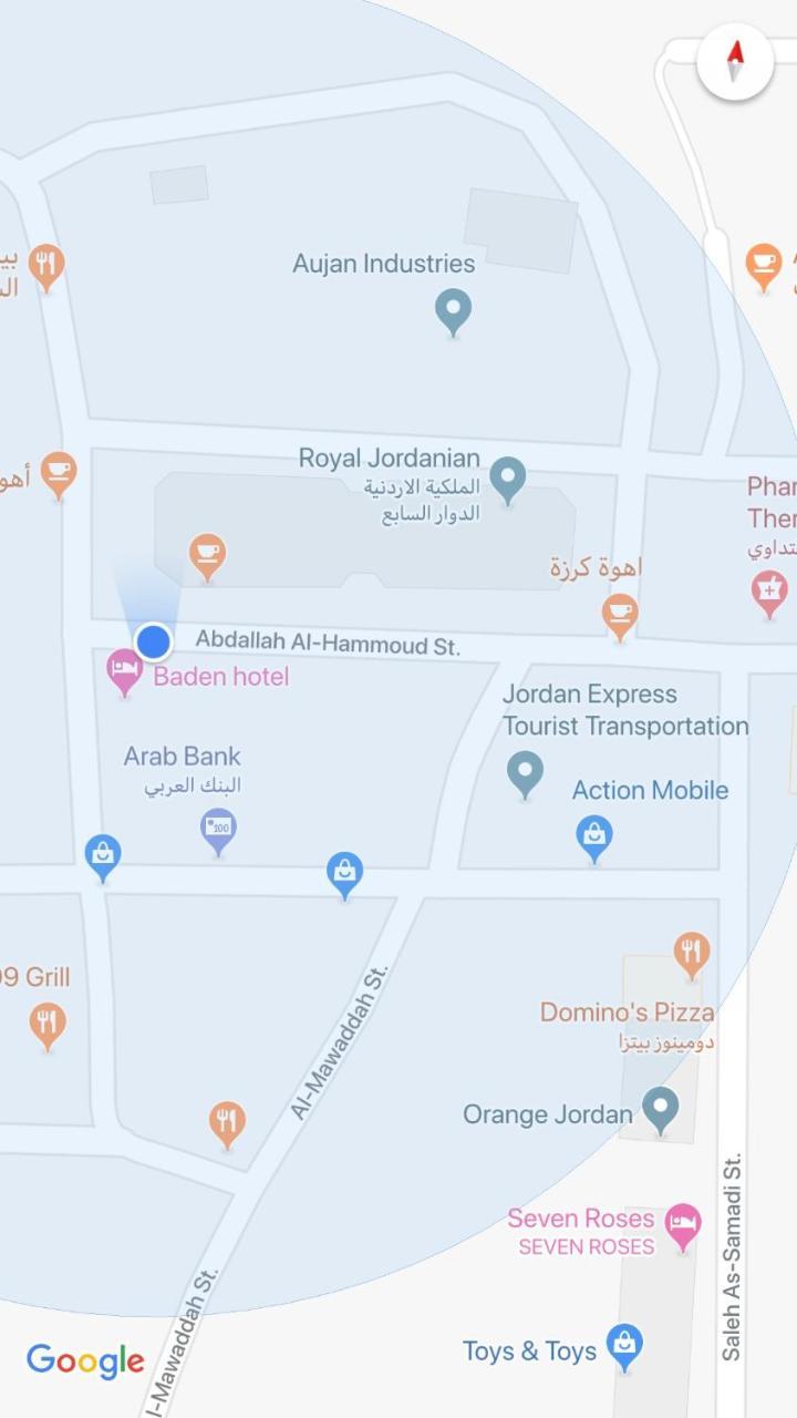 Baden Hotel Suites Amman Exteriör bild